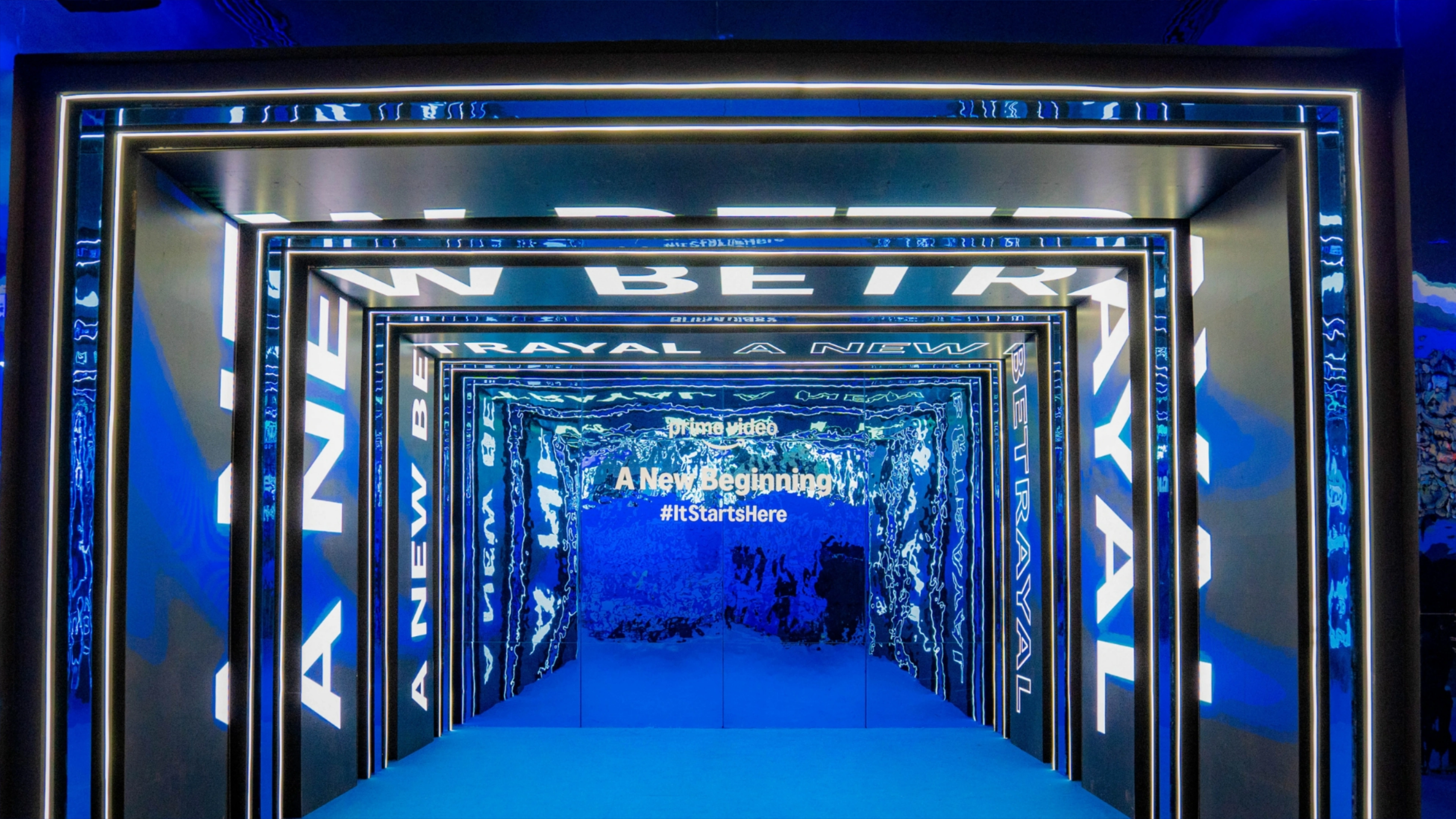 Amazon Prime Video Presents - Main stage with Prime Video logo and lighting setup