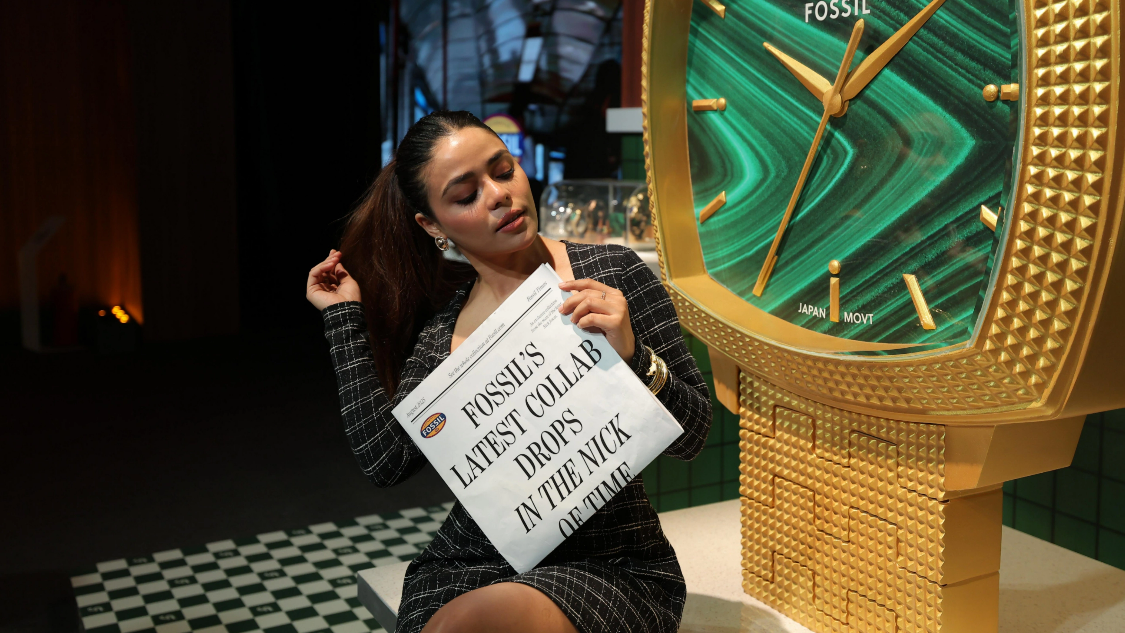Fossil Diner activation - Final detail shots of branded elements and customer interactions