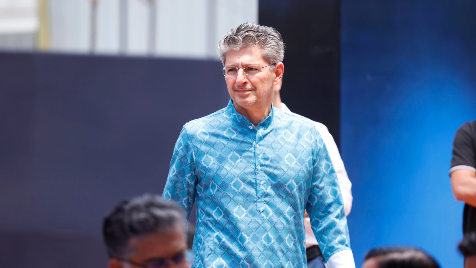 OpenAI India Tour - Sam Altman speaking on stage with global tech leaders at Travancore Palace