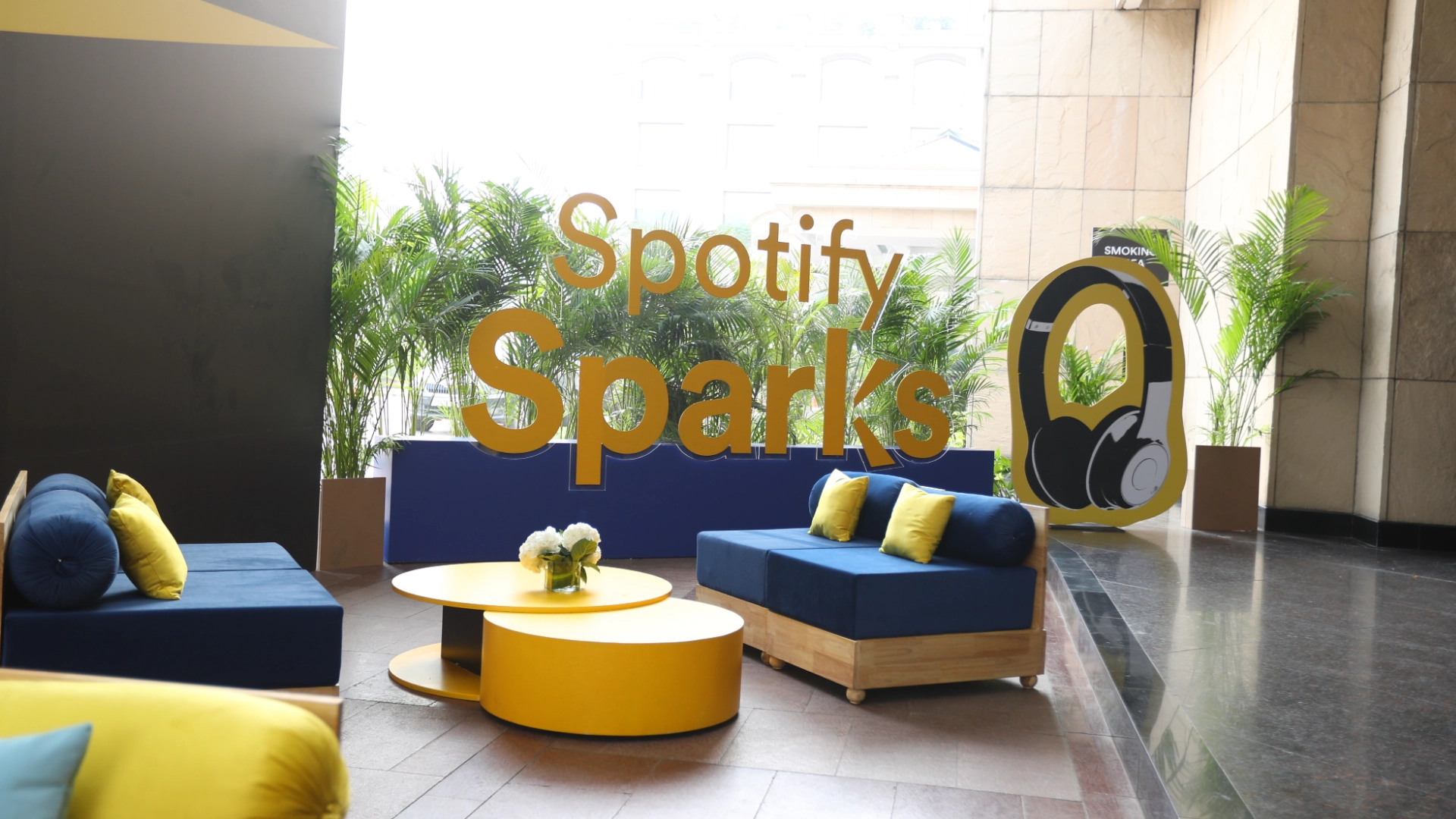 Spotify Sparks - Sam Altman speaking on stage with global tech leaders at Travancore Palace
