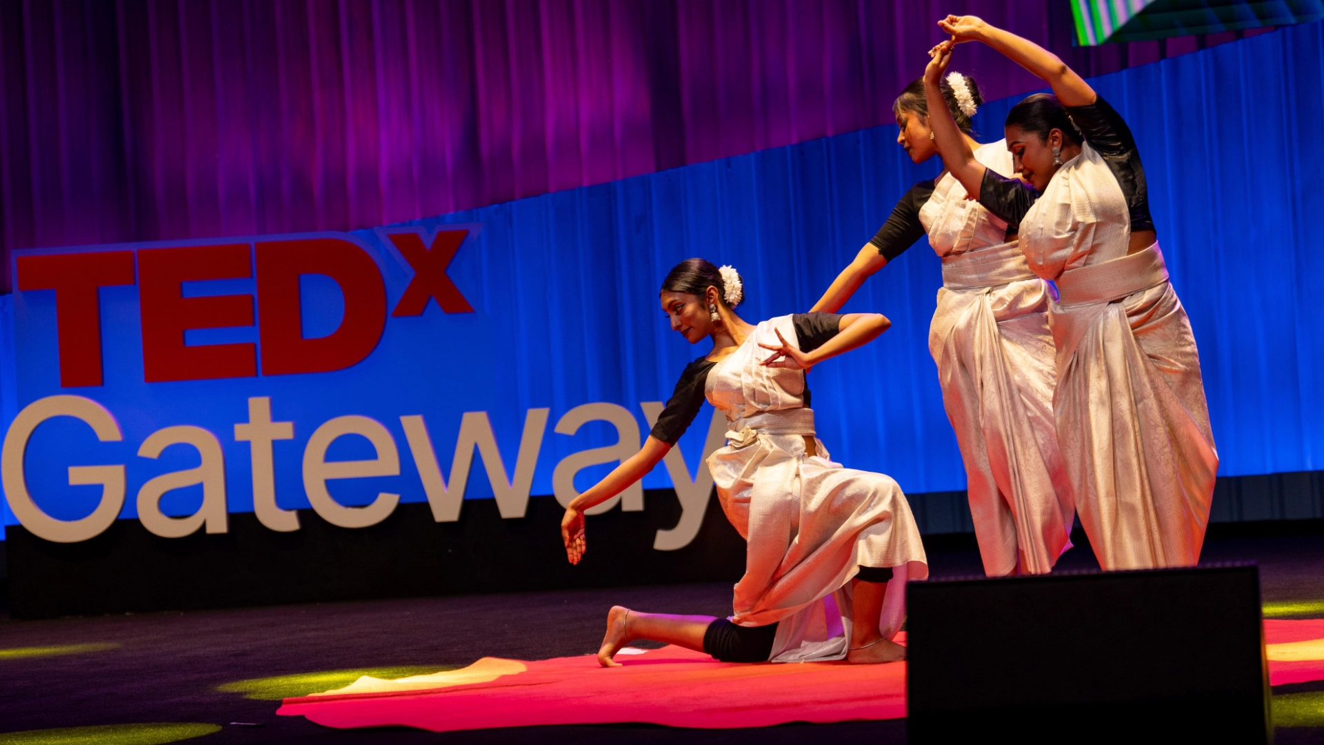 TEDxGateway - Elegant dining setup with traditional Indian tablescapes and modern centerpieces